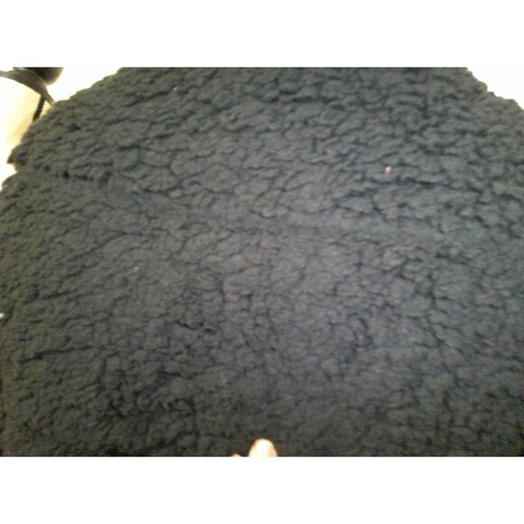 NWT M Womens Weatherproof Faux Sherpa Fleece Fur Vest Black SOFT Snap Zipper Clo - Picture 7 of 7